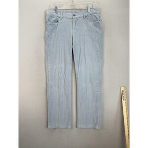 Vintage Columbia Women's‎ Sz 10 Blue Mid-Rise Cotton Straight Leg Corduroy Pants